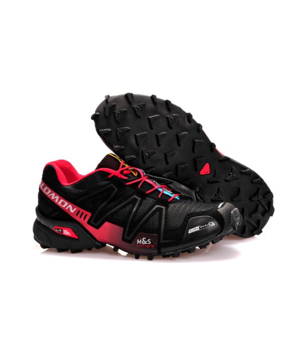 Salomon SPEEDCROSS 3 登山鞋 男女款 黑紅